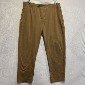 Public Rec Men’s Khaki Tan All Day Every Day Pants Size 42 x 30 Stretch Pockets
